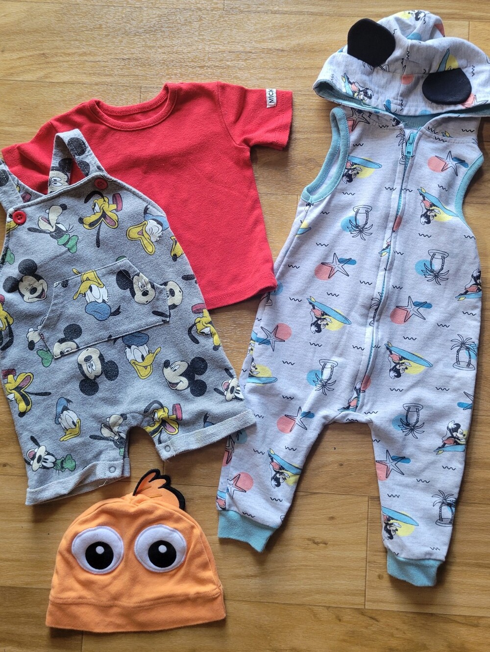 24pc Baby Infant Boy Clothes Lot Nike Disney Oshkosh HB 9-12 12mth American Hawk